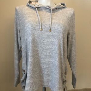 NWT belle 1X Gray Hoodie